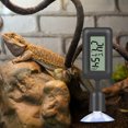 thumbnail image 4 of Peggybuy Reptile Thermometer Hygrometer Digital Meter for Terrarium Tank (Black), 4 of 7