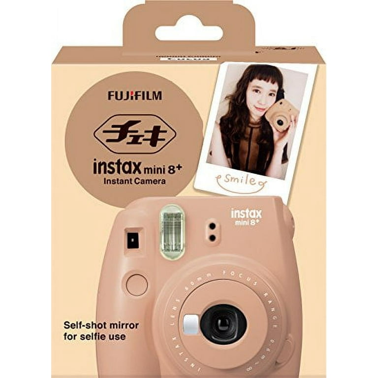 チェキ FUJI FILM INSTAX MINI 8+ N COCOA Fujifilm Instax Mini 8+ Instant Film Camera - International