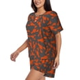 thumbnail image 2 of Lsque Crayfish Women's Short-Sleeved Pajama Set - 2 Piece Soft and Lightweight Sleepwear Set-3X-Large, 2 of 9