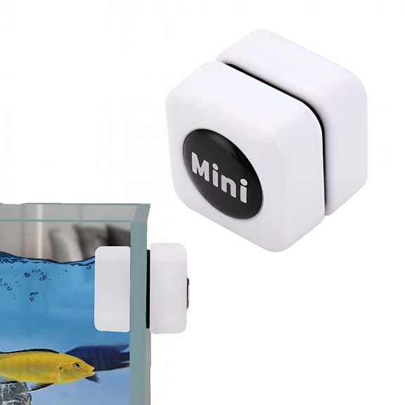 XIRQI Magnetic Aquarium Glass Cleaner Mini Fish Tank Cleaner Vacuum Algae Scraper for Glass Aquariums All-Around Glass Cleaning for Aquarium Fish Tank