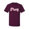 thumbnail image 2 of Wild Bobby, Pray Bubble Letters Inspirational/Christian Men Graphic Tee, Maroon, 3X-Large, 2 of 6