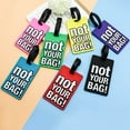 thumbnail image 1 of TopLLC Luggage Tag for Suitcases, Flexible PVC Travel Suitcase Identify Labels with Sturdy Strap, Personalized Reusable Bag Tags Not Your Bag Name Tags Travel Accessories for Backpacks Baggage, 1 of 9