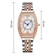 thumbnail image 4 of Reloj Acero Inoxidable Mujer Brillantes Numeros Grandes Cx Correa Oro Rosado Plata, 4 of 5