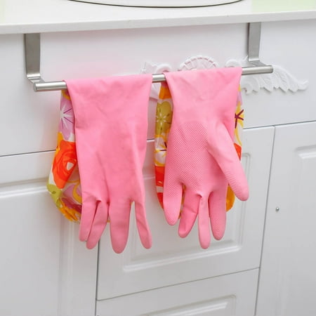 Exywaves Over Door Towel Rack Bar Hanging Holder Bathroom Kitchen