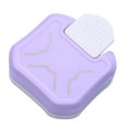 thumbnail image 1 of Cortador de esquinas de papel 3 en 1, con múltiples ángulos, manual, para esquinas, perforador de agujeros para bricolaje, morado, 1 of 14