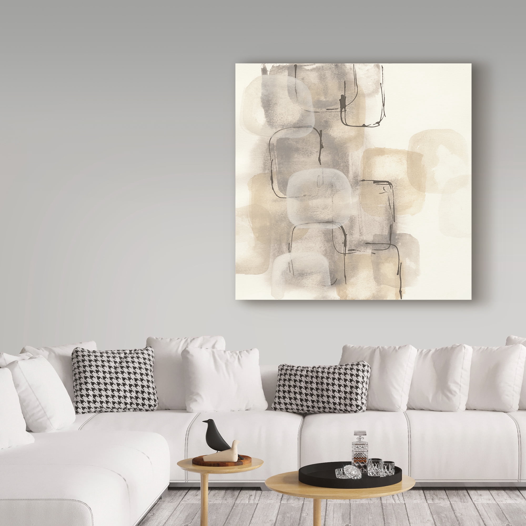 Trademark Fine Art 'Neutral Stacking II' Canvas Art by Chris Paschke