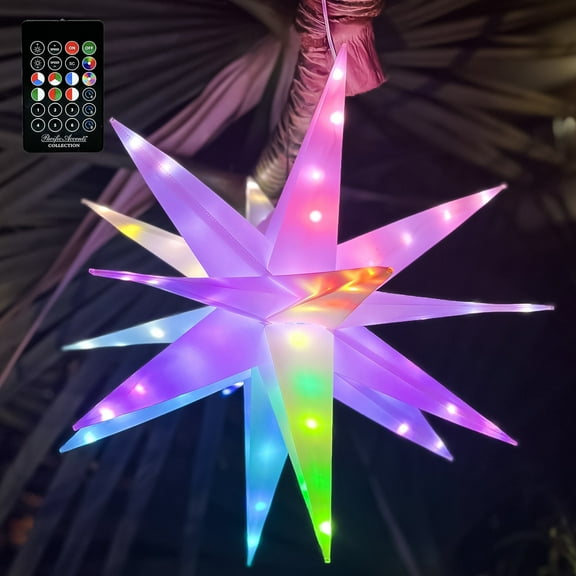 Winter Lane Multifunction Large 22" Twinkler with Remote