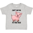 thumbnail image 3 of Inktastic Cant Say No to This Face Cute Pig Boys or Girls Toddler T-Shirt, 3 of 5