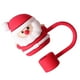 thumbnail image 2 of Tapas Paja Navideñas PVC 10 Mm para 30/40 Oz (Papá Noel), 2 of 3