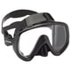 thumbnail image 2 of Visor Máscara Adulto CRESSI  Liberty Negro Mono Lente Transparente, 2 of 5