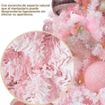 thumbnail image 2 of Arbolito de Navidad Nevado Rosa Artificial Pino de Lujo con Serie de Luz LED 180 Cm Frondoso, 2 of 6