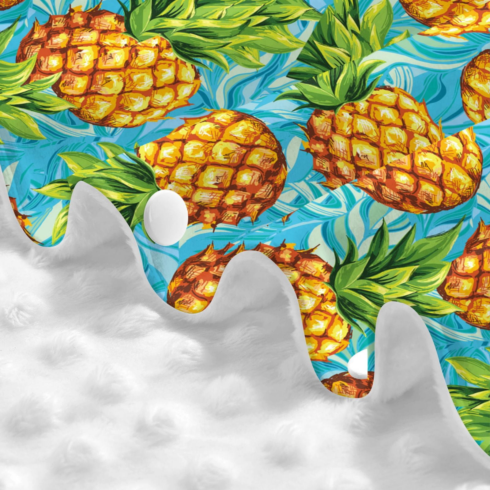 Naloa Pineapple Baby Car Seat Cover, Breathable Baby Carrier Cover, Multiuse Baby Carrier Cover & Nursing Breastfeeding Cover
