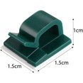 thumbnail image 2 of 100pcs Outdoor Cable Clips With Adhesive Tape Self Adhesive Cable Clips Decoration Light Clips Cable Holder Clip, 2 of 5