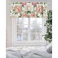 thumbnail image 5 of Valances for Windows Valance Rod Pocket Light Filtering Short Window Treatments Curtains for Kitchen Bathroom Living Room Bedroom, 1 Panel, 54 x 18 Inch, 5 of 7