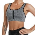 thumbnail image 2 of QRIC Sports Bras for Women Criss-Cross Back Padded Workout Tank Tops Medium Support Crop Tops for Women Plus Size, S-5XL, 2 of 6