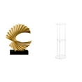 thumbnail image 1 of Escultura de ola del océano,Escultura de ola de océano,regalo moderno para oficina,Adorno de estatua abstracta artesanal para centro de mesa,Mesa auxiliar redonda,Mesa auxiliar redonda de, 1 of 8