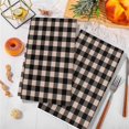 thumbnail image 5 of Dish Towels, Beige Buffalo Plaid Absorbent Kitchen Towels 2 PCS, Pastoral Black Checked Microfiber Hand Towels Dish Cloths Tea Towels for Home&nbsp;Bathroom Cleaning Drying,18X28-Inch,, 5 of 9