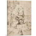thumbnail image 1 of ARTCANVAS The Tree - Man 1505 Canvas Art Print by Hieronymus Bosch - Size: 40" x 26" (0.75" Deep), 1 of 5