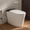 Black White - Auto Flush, variant on Los Flexi E5D Smart Toilet with Bidet, Built-In Water Tank, Battery Backup Flush, Foot Kick Flush