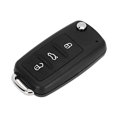 thumbnail image 2 of BOROCO 434 MHz 3 Botones de Control Remoto del Coche Llavero Universal de Control Remoto de la Llave del Coche reemplazo para 5K0837202AD, 2 of 5