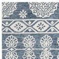 thumbnail image 2 of SAFAVIEH Micro-Loop Darian Floral Medallion Area Rug, Blue/Ivory, 5' x 8', 2 of 4