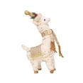 thumbnail image 2 of Figura de alpaca de pie, muñeca de alpaca, decoración navideña, centro de mesa nórdico, adorno navideño para dormitorio interior 22 cm x 8 cm x 38 cm, 2 of 8