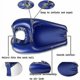 thumbnail image 2 of Inflatable Hair Washing Tray Portable Shampoo Bowl Sink For Handicapped Bedridden Seniors-blue, 2 of 4