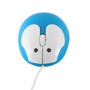 Dpisuuk Wired Mouse, Cute Rabbit Shaped Computer Mouse, Optical USB Corded Mouse, Kids Mouse for Laptop PC Desktop Computer (Blue)