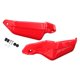 thumbnail image 1 of 2 protectores de manos para motocicleta, deflectores de mano, protectores de manillar rojo, 1 of 4