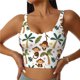 thumbnail image 1 of Balery Monkeys Swinging from Palms Sujetadores deportivos con espalda cruzada para mujer, acolchados, sin costuras, de alto impacto, ideales para yoga, gimnasio, entrenamiento y fitness.-XX-Large, 1 of 8