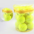 thumbnail image 3 of MERRYHAPY 12Pcs Regular Tennis Balls for Outdoor Practice with Material, 3 of 5