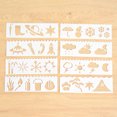 thumbnail image 1 of 8 plantillas de plantillas de Clima reutilizables para dibujos de Plantillas de dibujo, 1 of 5