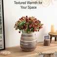thumbnail image 4 of Uniquewise 10" Farmhouse Ceramic Vase Rustic Vintage Decorative Pottery for Living Room Dining or Bedside Table Shelves Entryway and Mantel Tall Boho Centerpiece for Minimalist and Housewarming Decor, 4 of 7