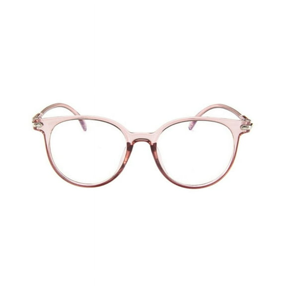 Women's Eyeglasses Oval Frames Blue Light Blocking Glasses Clear Lenses Eyewear