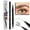 A, variant on Mineart Dual-End 2-Fork Eyebrow Pencil Waterproof Smudge-Proof Daily Eyebrow Makeup