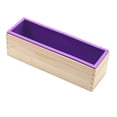 thumbnail image 2 of 32 Oz / 900 G Rectángulo De Silicona De Pan De Jabón Caja Herramienta De Fabricación De Bricolaje Púrpura, 2 of 9