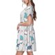 thumbnail image 2 of Disketp cute winter Gnome para Vestido de Manga Corta para Mujeres, Vestidos de Verano para Mujeres, Casual y Holgado para la Playa, 2 of 6