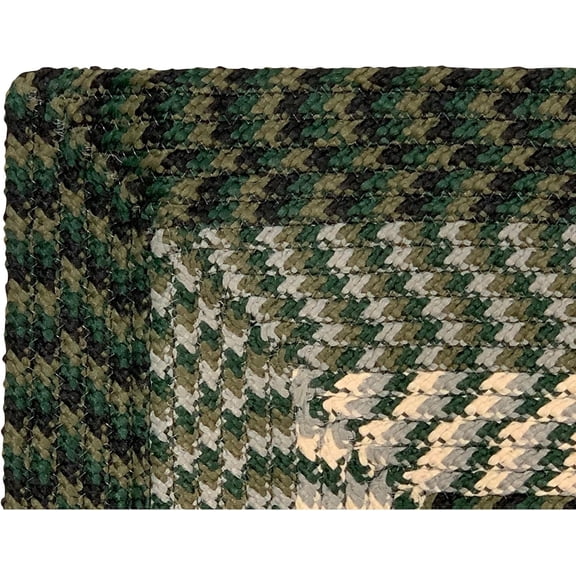 Braid Collection is Durable Stain Reversible Indoor Area Utility Rug 100% Polypropylene in Vibrant Colors, 24 in x in x in, Stripe