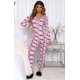thumbnail image 1 of VISgogo Mono con Estampado de Leopardo Animal para Mujer, Manga Larga con Escote en V Profundo Bodycon Pantalones Largos Body Ropa de Dormir VISgogo moda, 1 of 2