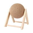 thumbnail image 2 of TIMIFIS Cat Toys Scratching Board Toy Wooden Scratching Grinding Claw Hand Wrapped Sisal Rope Climbing Frame Scratching Post Pet SuppliesFall/Winter, 2 of 8