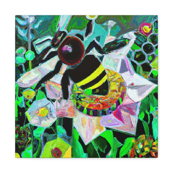 Bumblebee in Bloom - Canvas