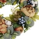 thumbnail image 4 of Corona de puerta hecha a mano, corona de pared, corona floral, corona de ratán, corona decorativa para casa de campo y boda de campo Adepaton HFP-0544, 4 of 7