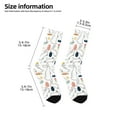 thumbnail image 2 of Honeii Easter Rabbit Print Children's Colorful Socks,Unisex Kids and Toddlers' Cushioned Sock,Kids Athletic Crew Socks,for Everyday Wear and Sports, 2 of 5