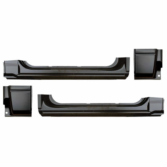 OE Style Rocker Panel & Cab Corner Kit. Fits 09-14 Ford F150 Pickup Truck Standard Cab