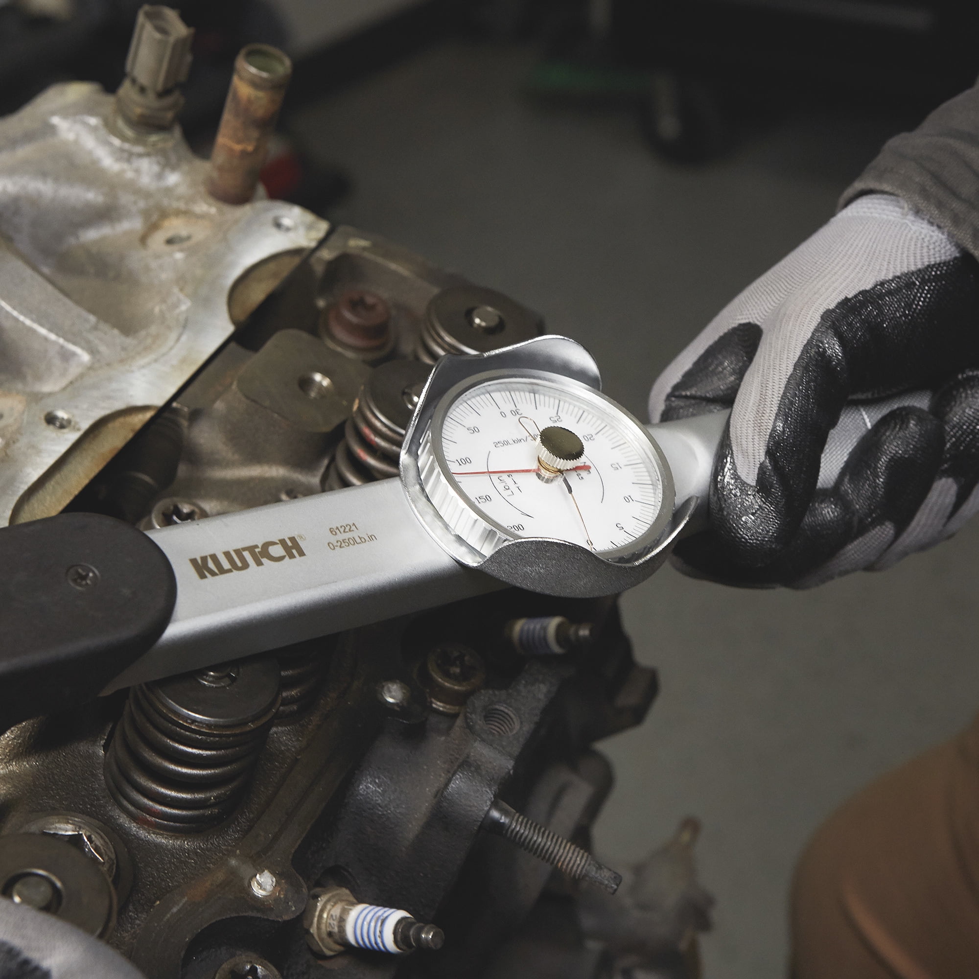 Klutch Dial Torque Wrench, 3/8in.-Drive