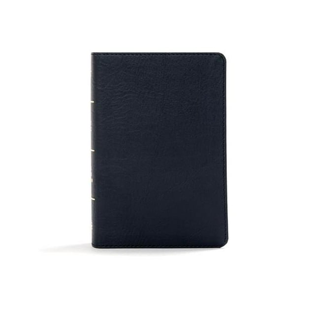 KJV Large Print Compact Reference Bible, Black Leather Touch
