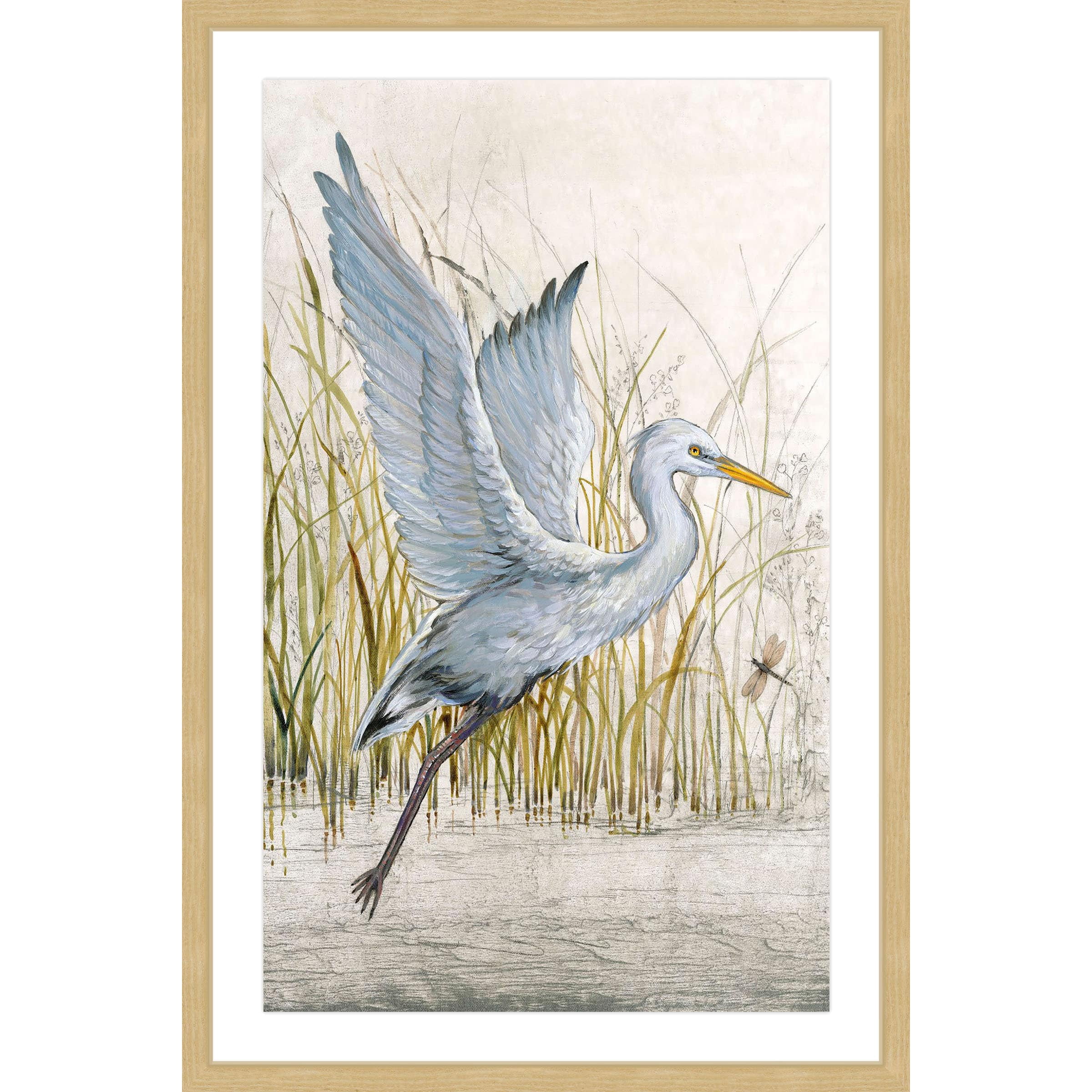 Marmont Hill "Heron Sanctuary I" Framed Painting Print