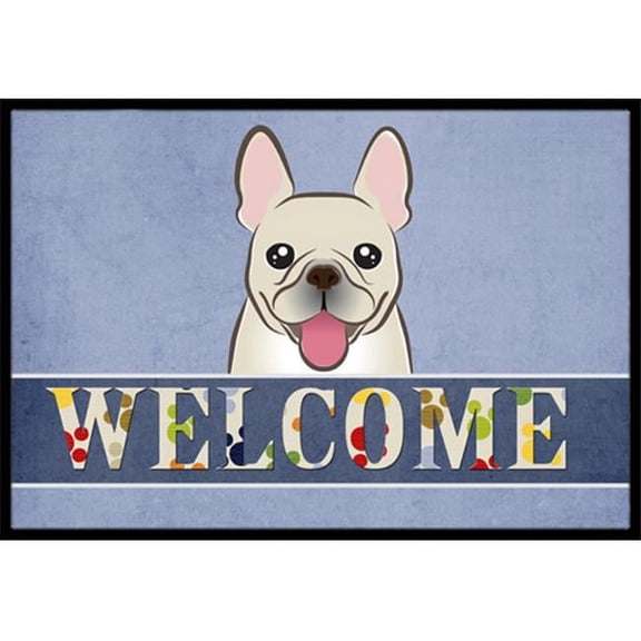 Carolines Treasures  French Bulldog Welcome Indoor & Outdoor Mat, 24 x 36 in.