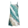 thumbnail image 4 of Jzuxvd Sleepwear Nightgowns for Women Built in Shelf Bra Casual Sexy Padded Full Under DressesLight BlueXXL, 4 of 7