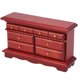 thumbnail image 3 of Gabinete de Casa de Muñecas de Madera, Confiabilidad Simulando Gabinete en Miniatura, Juguete para Muñecas, 3 of 7